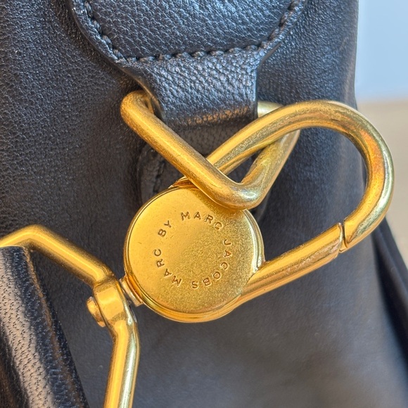 Marc by Marc Jacob’s Quilted Lamb & Cow Leather Dual Handle Satchel - Picture 3 of 15